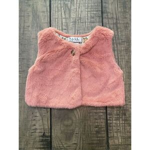 Nicole Miller faux fur baby vest